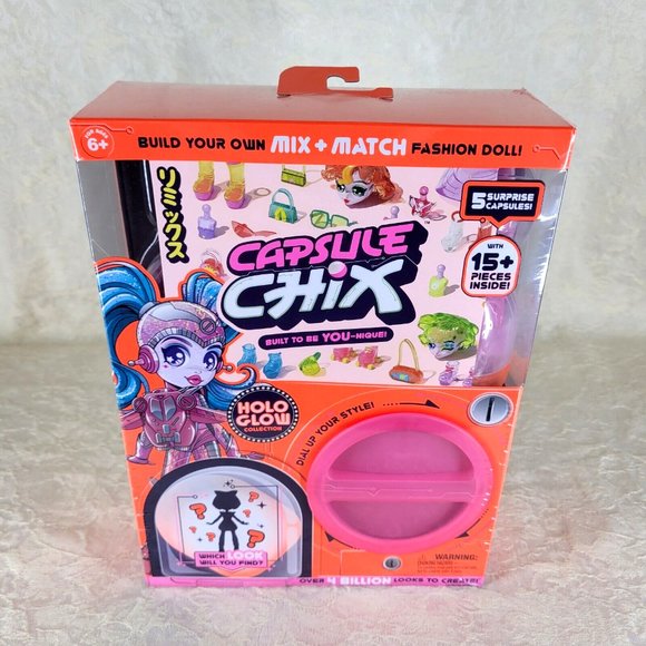 Capsule Chix Doll S1 Sweet Circuits Giga Glam CTRL ALT Magic Holo Glow New - Picture 8 of 9